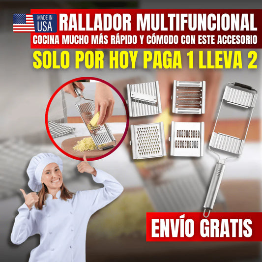 RALLADOR MULTIUSOS ACERO INOXIDABLE ¡PROMOCIÓN 2X1!