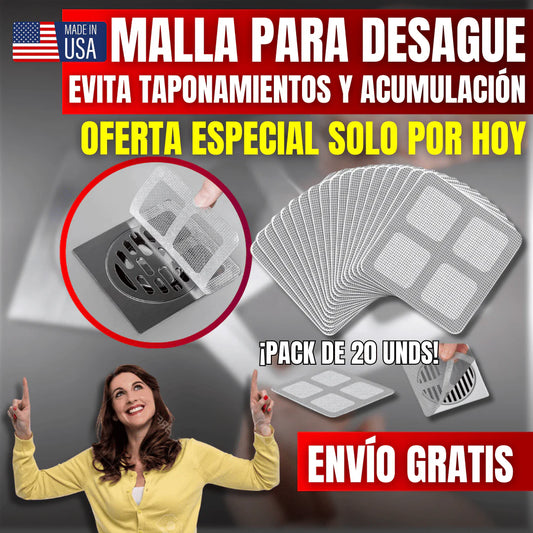 MALLAS PARA DESAGUE EN PROMOCIÓN✨