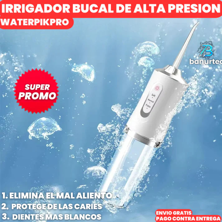 Irrigador Oral Recargable De Alta Presión Waterpik Pro