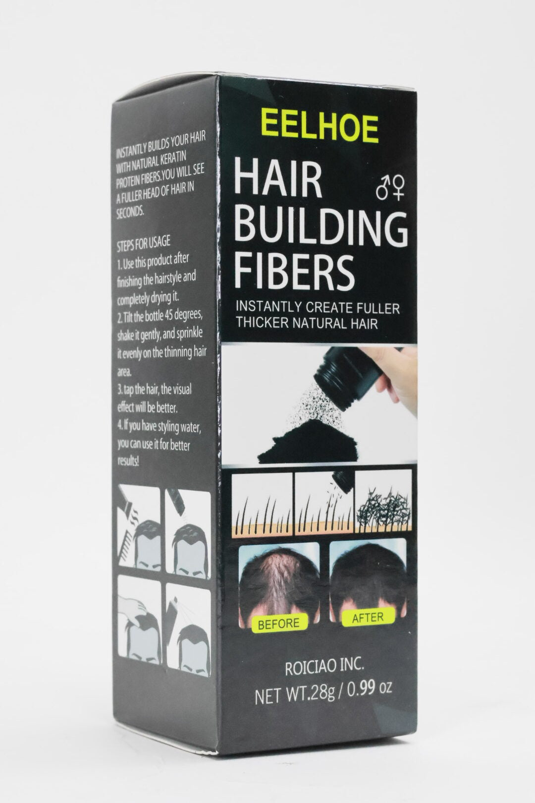 Fibra Gruesa para Cabello