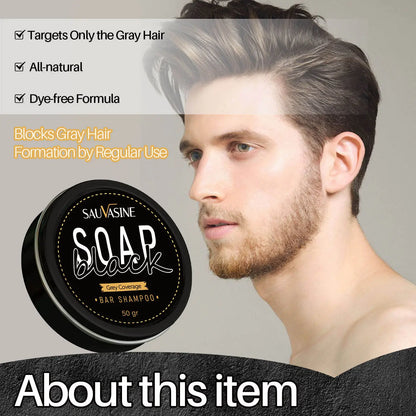 Jabón comprimido para cubrir el cabello